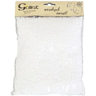 Styropianowe kuleczki 4-6 mm do dekoracji białe - Ozdoby bożonarodzeniowe - miniaturka - grafika 1