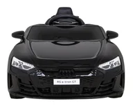 Pojazdy elektryczne dla dzieci - Audi RS E-Tron GT na akumulator Czarny + Pilot + Napęd 4x4 + Radio MP3 + LED + EVA - miniaturka - grafika 1