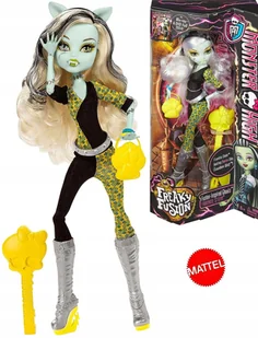 Mattel Monster High Upiorne Połączenie Lalka Frankie Clawdeen Freaky Fusion - Lalki dla dziewczynek - miniaturka - grafika 1