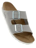 Klapki i japonki damskie - Sunbay Klapki "Trefle" w kolorze szarym - miniaturka - grafika 1