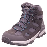 Buty trekkingowe damskie - Jack Wolfskin Trail Hiker Texapore Mid W damskie buty trekkingowe, Tarmac Grey/Light Blue, rozmiar 36 EU, Tarmac Grey Light Blue, 36 EU - miniaturka - grafika 1