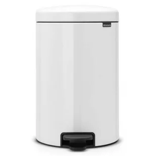 Brabantia kosz z pedałem NEWICON 20 l biały - Kosze na śmieci - miniaturka - grafika 1