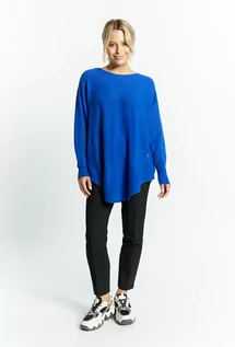 Swetry damskie - Asymetryczny sweter damski - Monnari - grafika 1