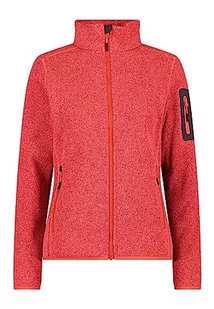 CMP damska kurtka Knit-Tech Mak-Red Fluo-Antracyt, 50 - Kurtki damskie - miniaturka - grafika 1