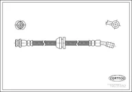 Przewody hamulcowe - Przewód hamulcowy elastyczny Corteco 19031682 - miniaturka - grafika 1