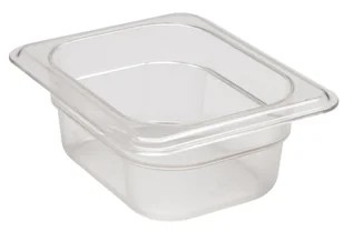 Pojemnik Camwear GN 1/8 z poliwęglanu, Cambro, 0,7 l, H 65 mm, 0,7L, transparentny, 161x132x(H)65mm - Akcesoria gastronomiczne - miniaturka - grafika 1