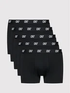 Majtki męskie - Cristiano Ronaldo CR7 Komplet 5 par bokserek Basic Trunk 5-Pack 8106-49-2900 Czarny - miniaturka - grafika 1