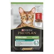Mokra karma dla kotów - PRO PLAN Sterilized Nutrisavour 26 x 85 g Wołowina - miniaturka - grafika 1