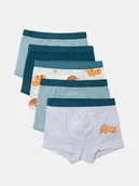 Majtki dla dzieci - Sinsay - Bokserki 5 pack - wielobarwny - miniaturka - grafika 1