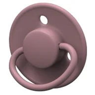 Smoczki uspokajające - MININOR, Smoczek lateksowy, 6m+, Rubin, 2-pak - miniaturka - grafika 1