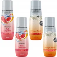 Syropy i koncentraty owocowe - Sodastream Zestaw koncentrat 2 smaki po 2 syropy - miniaturka - grafika 1