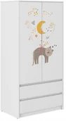 Szafy i szafki dla dzieci - Szafa B-9 Pojemna Dziecięca Dużo Wzorów Do Wyboru - miniaturka - grafika 1