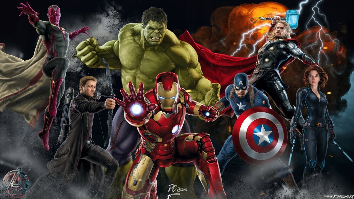 Naklejki na ścianę Oryginalny Avengers Infinity War 90x60 cm
