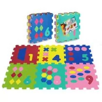 Artyk 6 elementów Puzzle piankowe cyfry GXP-563350 - Układanki dla dzieci - miniaturka - grafika 1