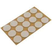 Zawiasy, okucia i inne akcesoria - Podkładki filcowe samoprzylepne białe Ø28 15 szt. - miniaturka - grafika 1