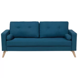 Beliani Sofa dwuosobowa tapicerowana ciemnoniebieska KALMAR - Sofy i kanapy - miniaturka - grafika 1