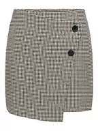 Spódnice - Bestseller A/S Damska spódniczka Onlgloss-Adison Hw Check Spódnica TLR Rp, White Sand/Checks:black & Dark Olive & Aztec, 38 - miniaturka - grafika 1
