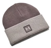 Czapki damskie - Czapka zimowa Under Armour Halftime Shallow Cuff brązowa - miniaturka - grafika 1