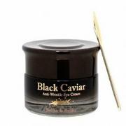 Kosmetyki pod oczy - Holika Holika Black Caviar krem przeciwzmarszczkowy pod oczy z czarnym kawiorem 30ml - miniaturka - grafika 1