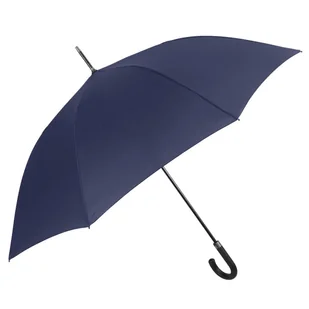 Parasol męski Perletti Technology półautomatyczny długi granatowy - Parasole - miniaturka - grafika 1
