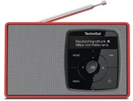 Radia - TechniSat DIGITRADIO 2 Przenośny Cyfrowy Czerwony, Srebrny - miniaturka - grafika 1
