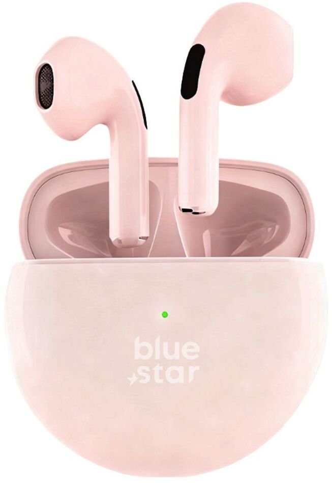 Bluestar bezprzewodowe douszne Blue Star Circle Beat TX3 TWS różowy