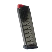 Osprzęt do wiatrówek - ETS - Magazynek polimerowy do Smith & Wesson M&P - 9x19 mm - 17 naboi - Carbon Smoke Series - SMK-SW9-MP-17 - miniaturka - grafika 1