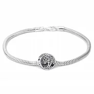 Biżuteria dla dzieci - Bransoletka srebrna do Pandora CHARMS 17 cm B142 - miniaturka - grafika 1