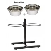 Miski dla psów - Barry King Barry King Stojak regulowany do misek 2,8L - miniaturka - grafika 1