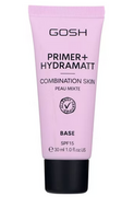 Bazy pod makijaż - GOSH Primer+ 007 Hydramatt Combination Skin Base SPF15 30ml - miniaturka - grafika 1