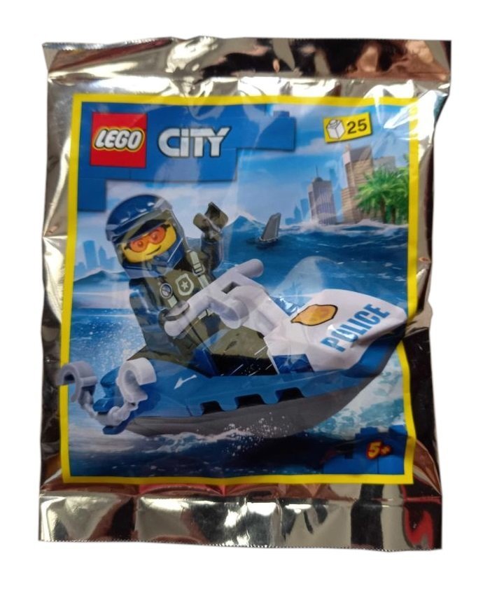 LEGO City Zestaw - Policeman with Jet Ski 952207 polybag klocki