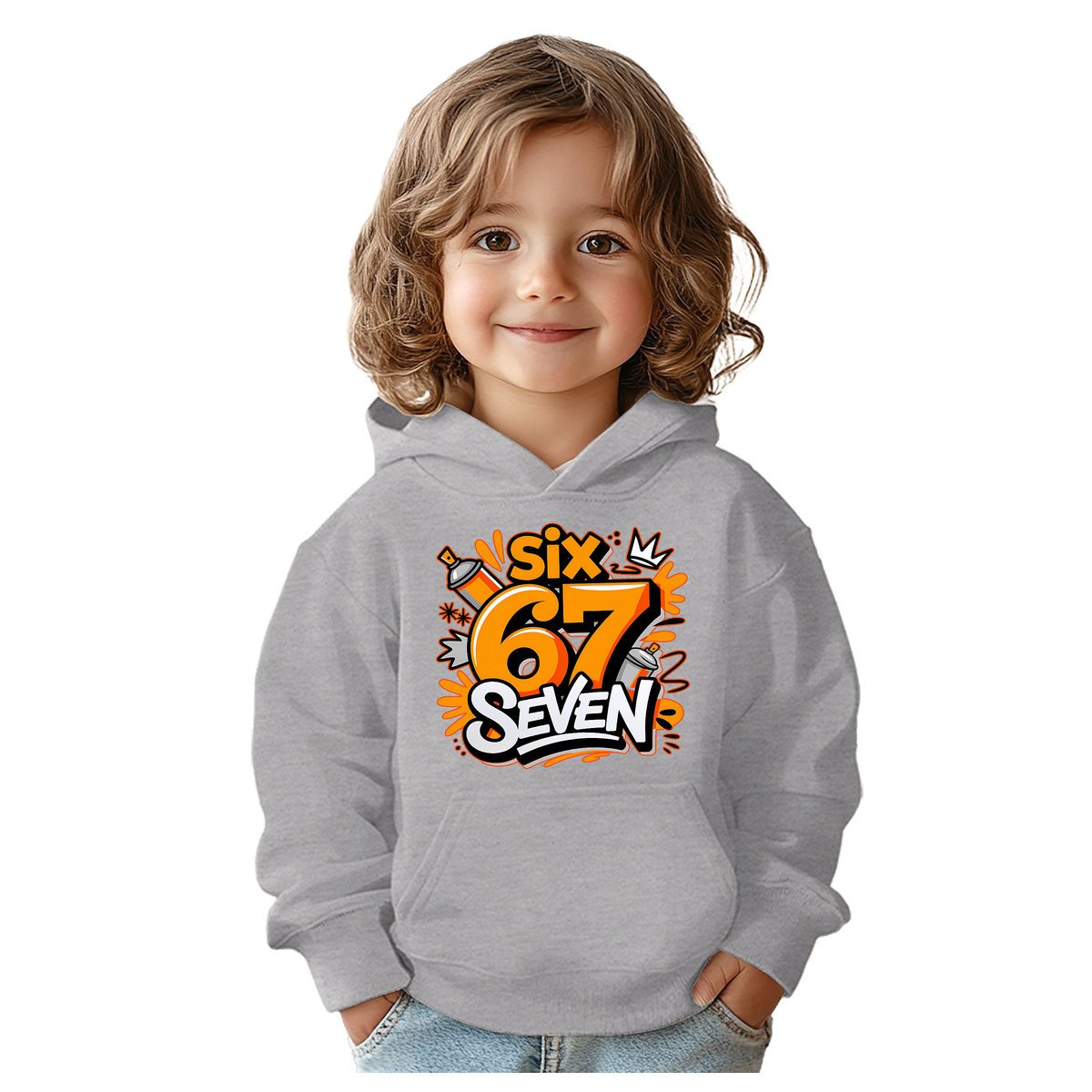 BLUZA DZIECIĘCA Z KAPTUREM 67 SIX SEVEN VIRAL 104 DLA DZIECKA PREZENT