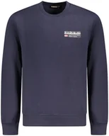 Bluzy męskie - BLUZA NAPAPIJRI BEZ ZAMKA MĘSKA NIEBIESKA 2XL - miniaturka - grafika 1