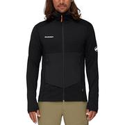 Kurtki męskie - Mammut Męska kurtka 1014 Midlayer Aconcagua, czarna, regular, czarny, XL - miniaturka - grafika 1