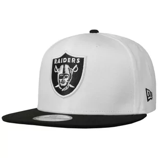 Czapka 9Fifty White Crown Raiders by New Era, biało-czarny, S/M (54-57 cm) - Czapki i chusty sportowe męskie - miniaturka - grafika 1