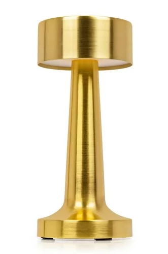 King Home Lampa biurkowa LEE złota wbudowana bateria LED LEE.GOLD