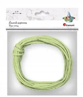 Pozostałe akcesoria dla plastyków - Titanum Sznurek papierowy 3.5mmx5m jasnozielony - miniaturka - grafika 1