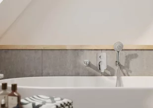 Deante Wylewka wannowa podtynkowa Cascada NAC 081K Chrom - Wylewki do baterii - miniaturka - grafika 1