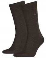 Skarpetki męskie - Tommy Hilfiger Skarpety Męskie 47-49 Brązowy Oak - miniaturka - grafika 1