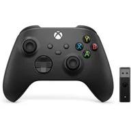 Kontrolery do Xbox - Microsoft Xbox Series Controller Black + Adapter PC (1VA-00002) - miniaturka - grafika 1