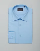 Koszule męskie - koszula simeria 00426 długi rękaw niebieski slim fit - miniaturka - grafika 1