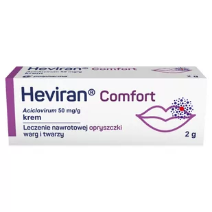 Heviran Comfort Krem 50 mg/g 2 G - Przeziębienie i grypa - miniaturka - grafika 1