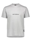 Koszulki męskie - New Balance Koszulka "Literature" w kolorze szarym - miniaturka - grafika 1