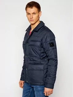 Kurtki męskie - Tommy Hilfiger Kurtka puchowa Quilted Airfield MW0MW14880 Granatowy Regular Fit - grafika 1