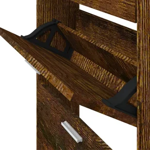 Lumarko Półka na buty, przydymiony dąb, 59x17x169 cm - Szafki na buty Lumarko Półka na buty, przydymiony dąb, 59x17x169 cm - Szafki na buty - miniaturka - grafika 9
