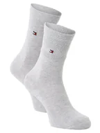 Skarpetki damskie - Tommy Hilfiger - Skarpety damskie pakowane po 2 szt., szary - miniaturka - grafika 1