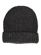 Czapki damskie - JACK & JONES Jaccliff Nap Beanie męska czapka zimowa, ciemnoszary melanż, jeden rozmiar - miniaturka - grafika 1