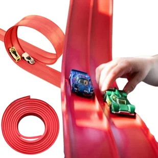 Tor Wyścigowy Prędkości Dla Samochodzików Autka 4m Turborace Dla Dzieci - Zabawki konstrukcyjne - miniaturka - grafika 1