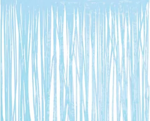 Kurtyna - zasłona na drzwi jasnoniebieska - 100 x 200 cm - Sylwester - miniaturka - grafika 1