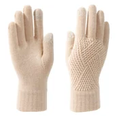 Rękawiczki - RĘKAWICZKI DAMSKIE Alessio dotykowe do telefonu ciepłe ZIMOWE S/M - miniaturka - grafika 1